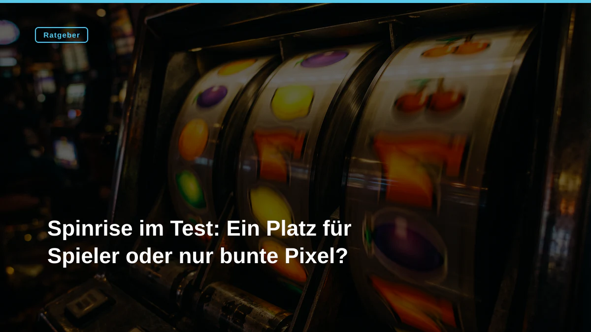 Spinrise im Test: Ein Platz für Spieler oder nur bunte Pixel?