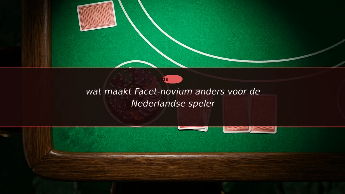 wat maakt Facet-novium anders voor de Nederlandse speler