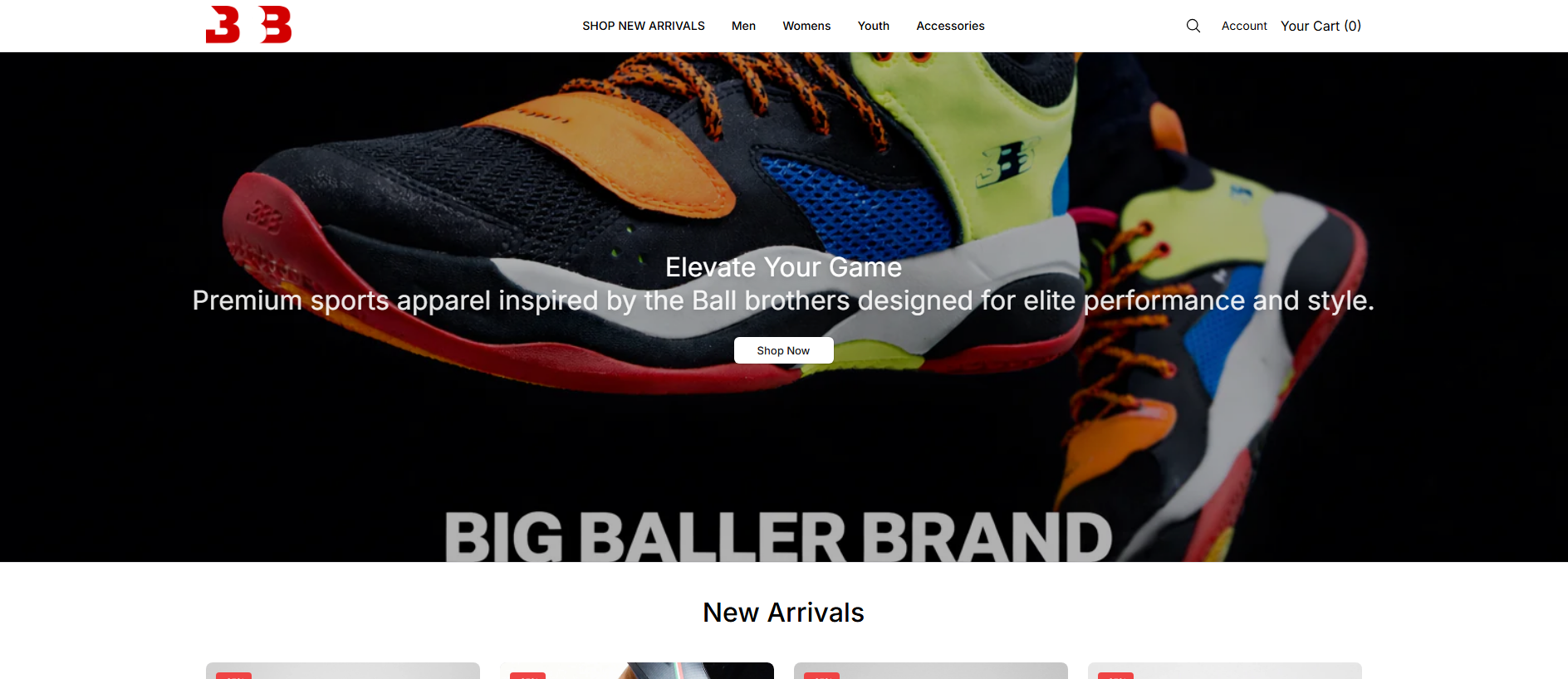 Primary capture · bigballerbrandhq.shop
