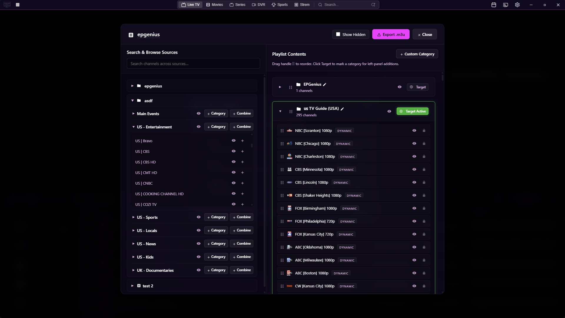 Playlist Editor