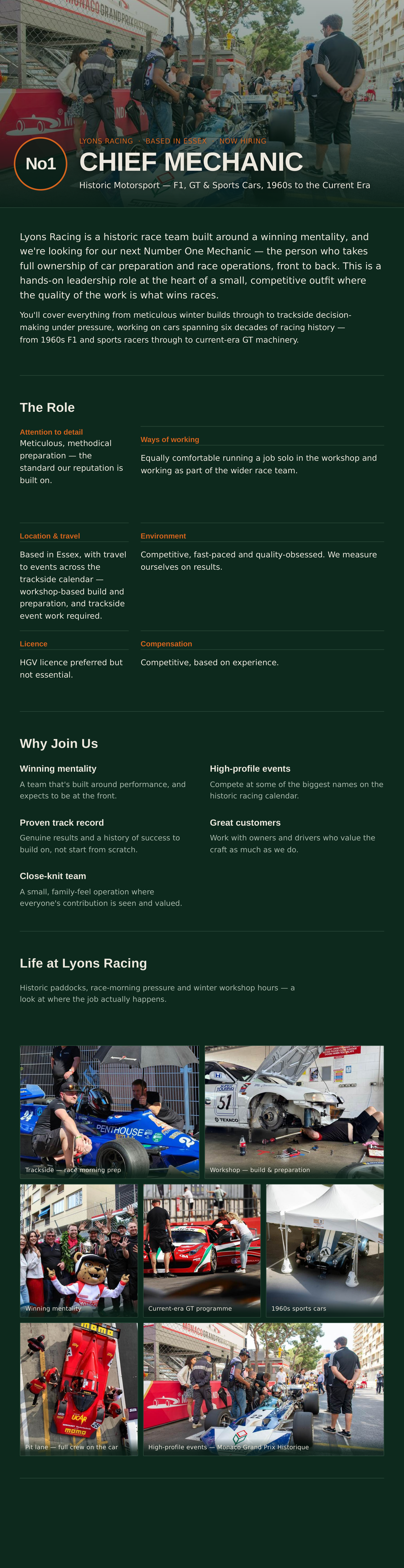 Chief Mechanic Lyons Racing (1) 1 3
