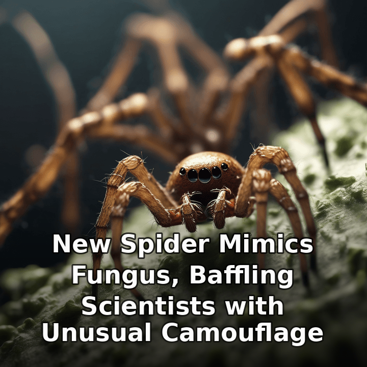 New Spider Mimics Fungus, Baffling Scientists with Unusual Camouflage - cover image