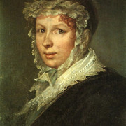 Портрет А И Тропининой жены художника Около 1809