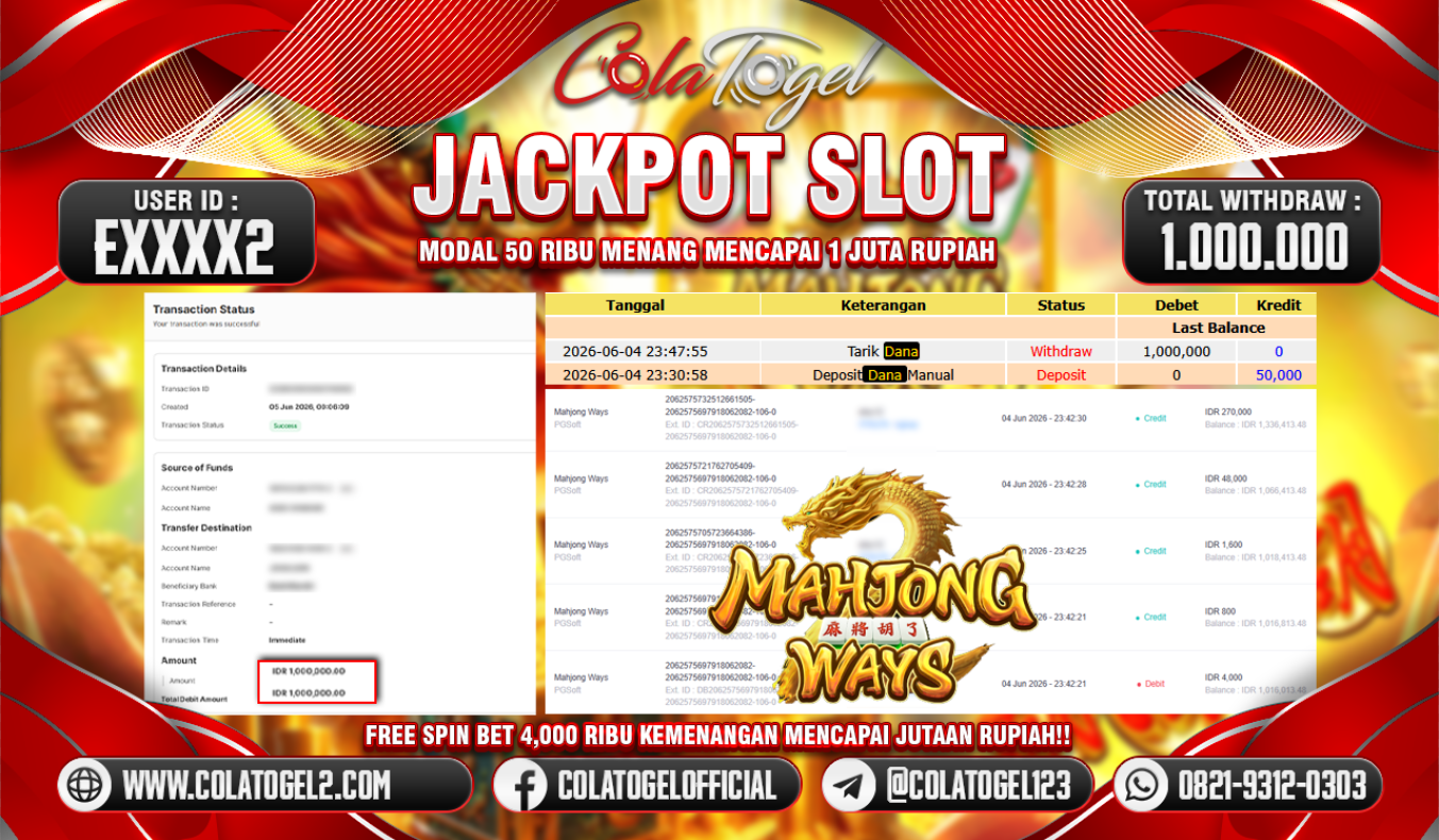 JACKPOT SLOT GACOR!!