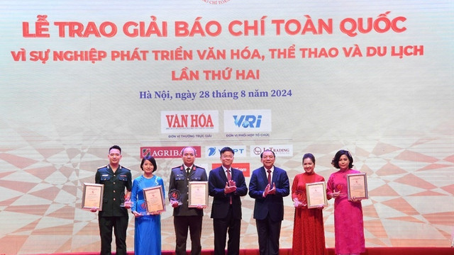 Giải Báo chí toàn quốc Vì sự nghiệp phát triển Văn hóa Thể thao và Du lịch lần thứ II vinh danh 94 tác phẩm xuất sắc nhất