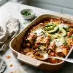 Sweet Potato & Black Bean Enchiladas