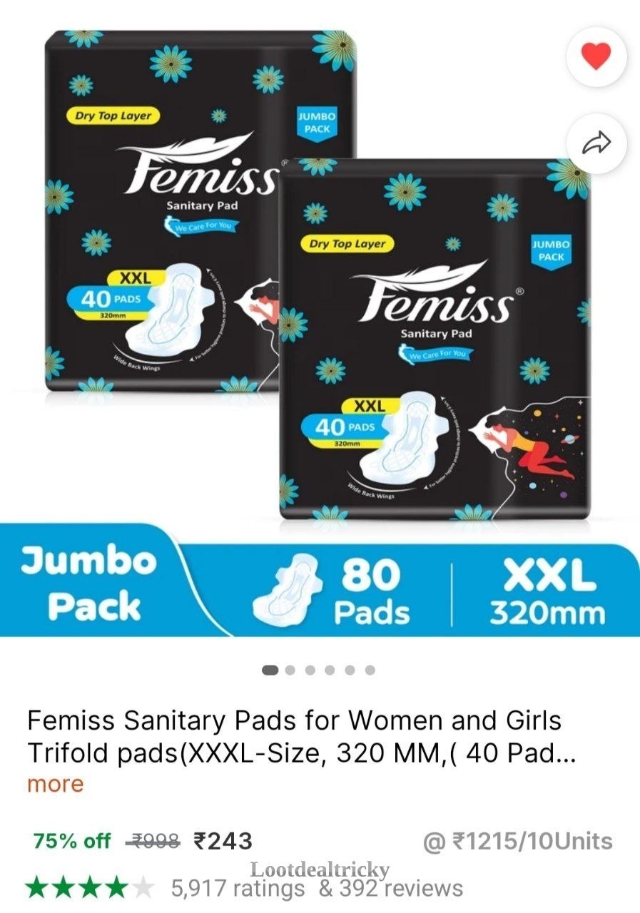 Loot 243 Sanitary – Amazing Price Drop @ ₹243