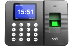 Deli E3960 Fingerprint Attendance Machine Malaysia for Employee Time Attendance Management