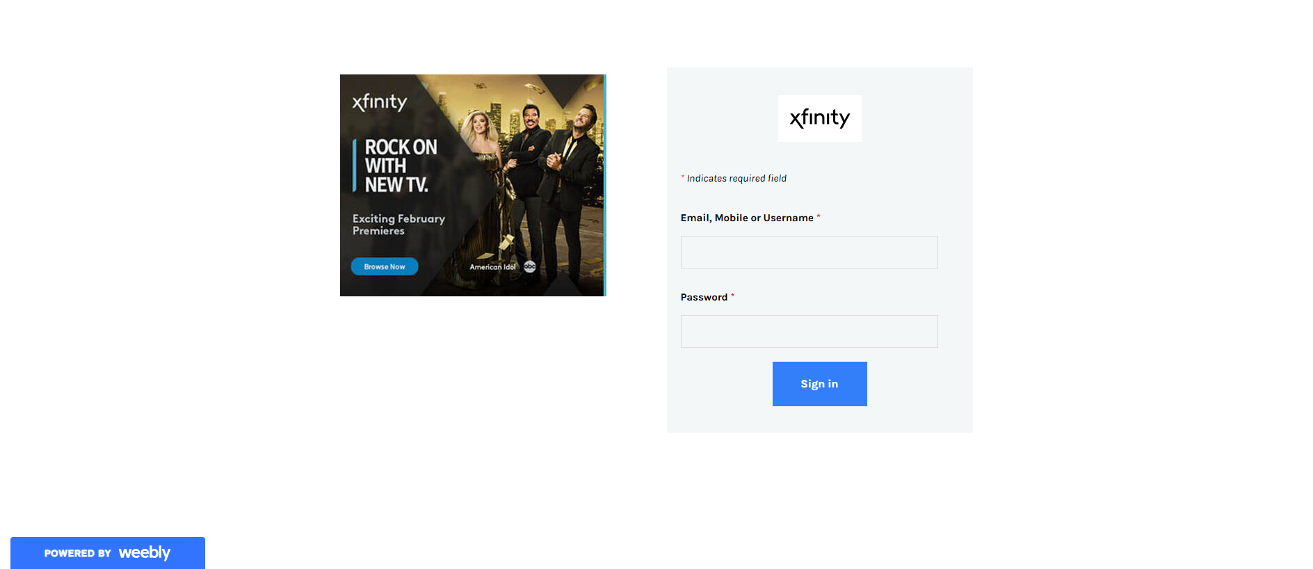 Stored capture of comcast-help-home.weebly.com