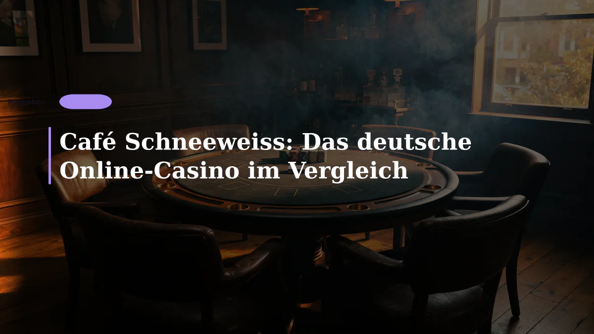 Café Schneeweiss: Das deutsche Online-Casino im Vergleich