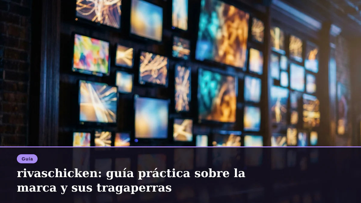 rivaschicken: guía práctica sobre la marca y sus tragaperras