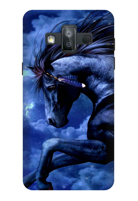 blue horse