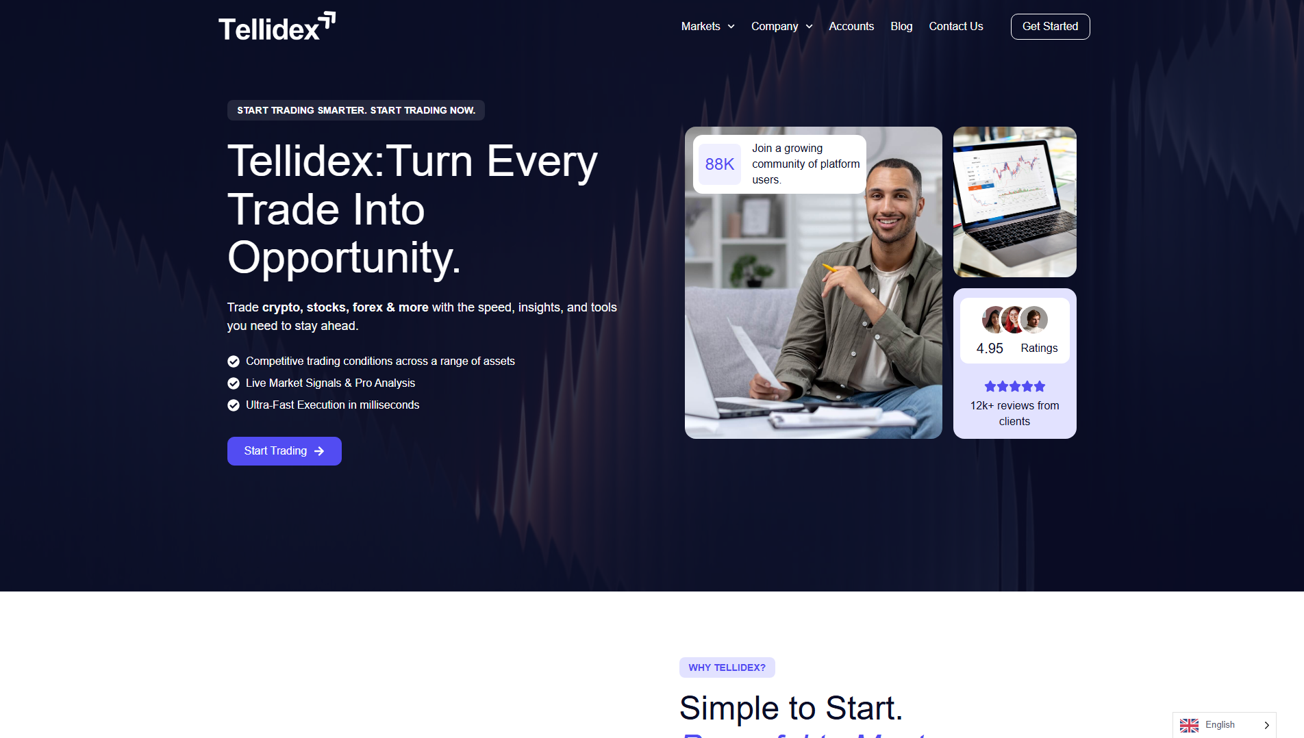 Stored capture of tellidex.io