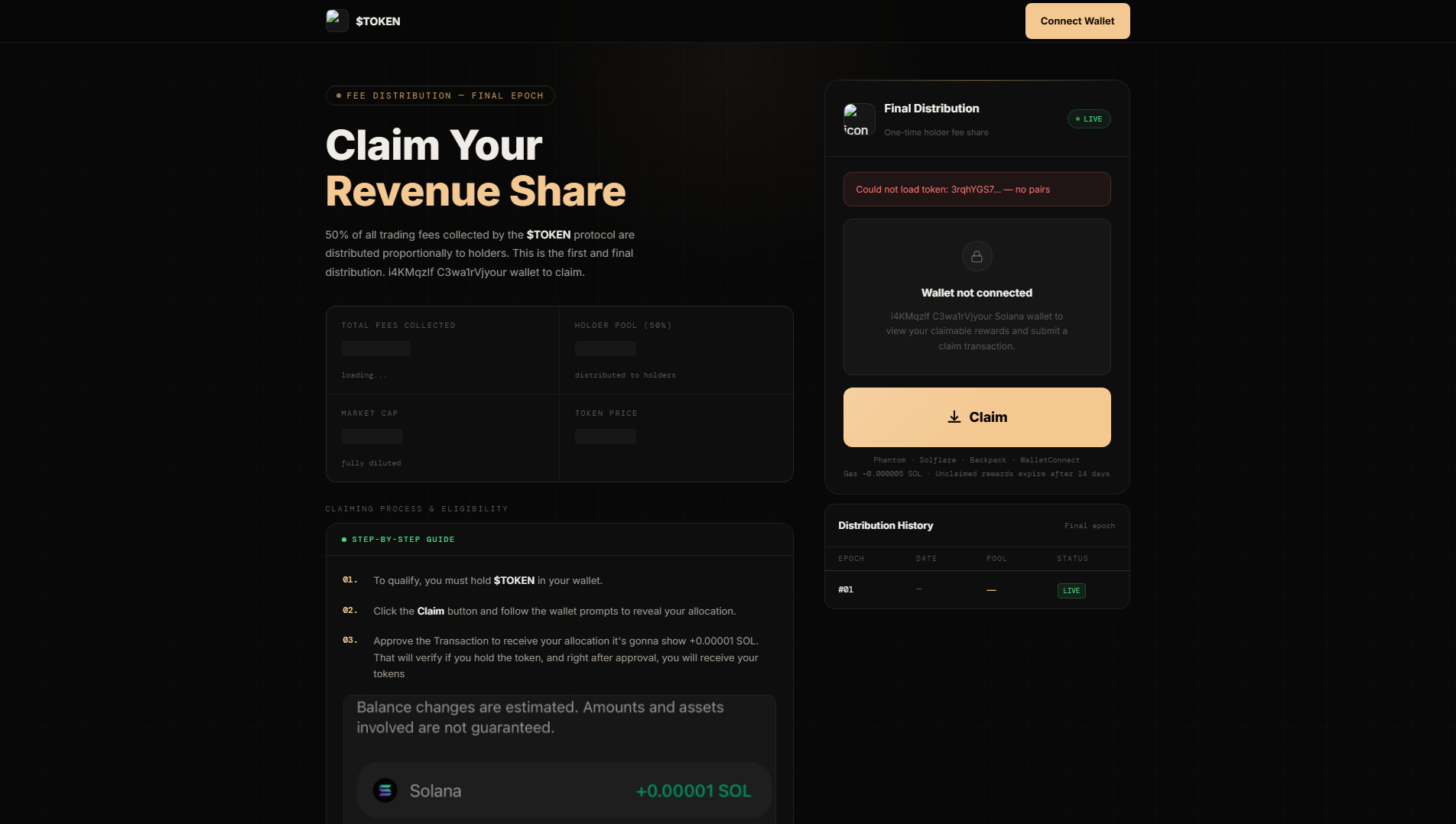 Screenshot of ansdrops.com