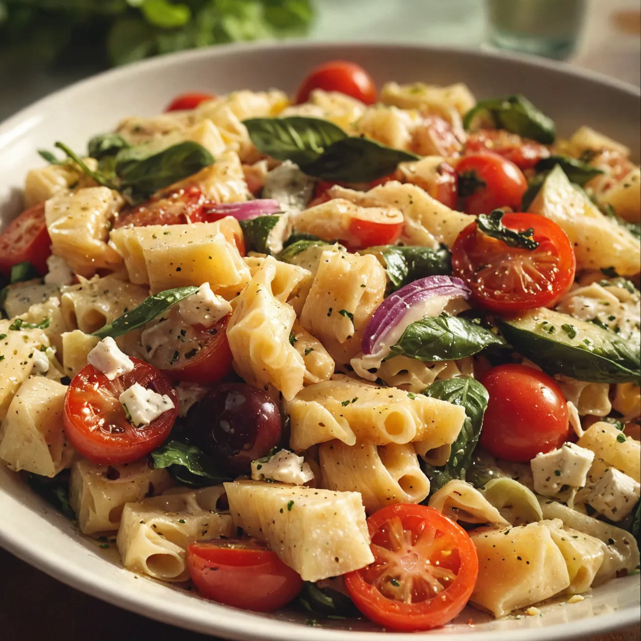 Easy One-Pan Pasta Salad