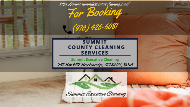 Summit Executive Cleaning is an excellent different type of professional, commercial and residential cleaning service provider at Summit County in Breckenridge.