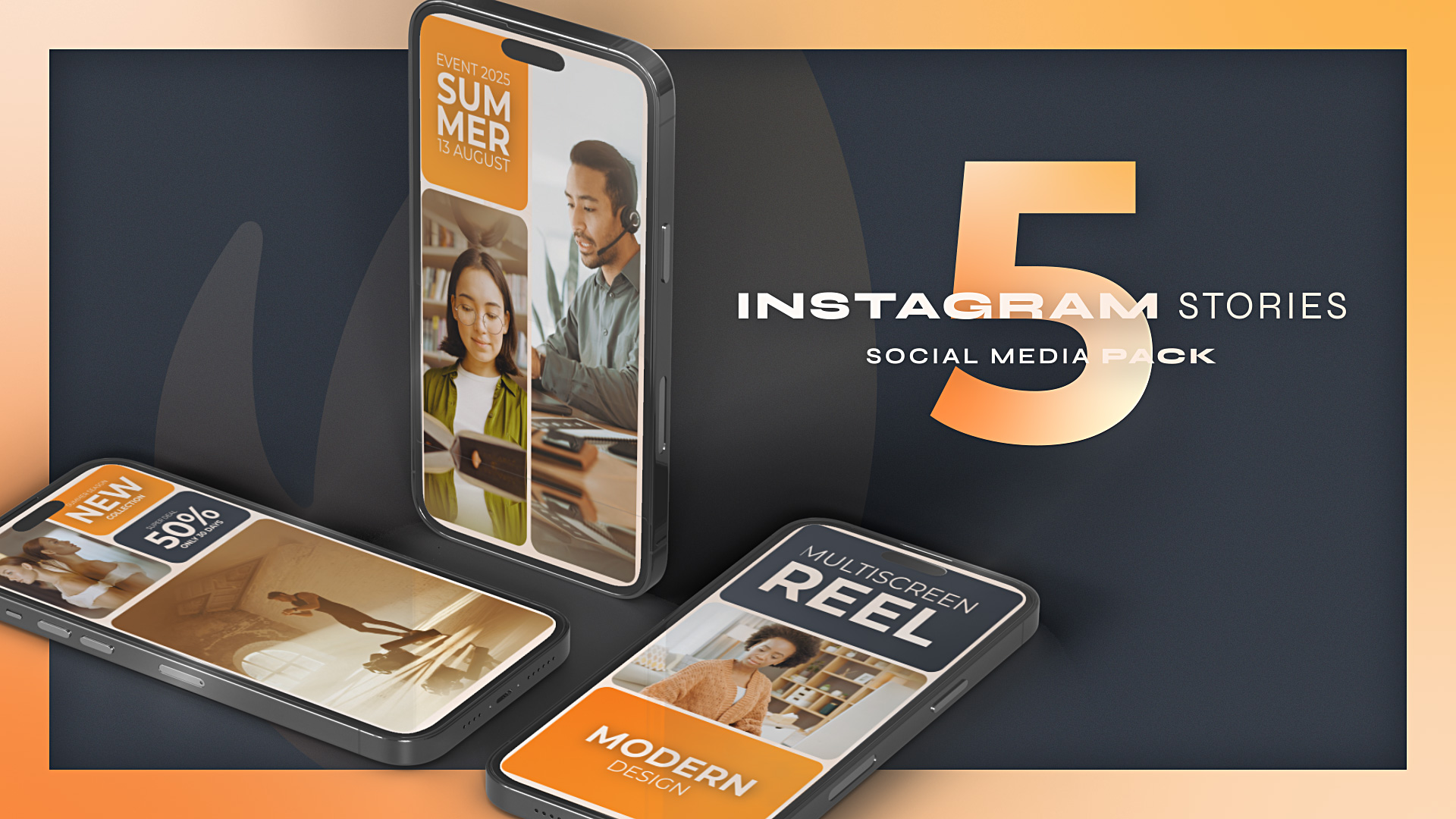 Instagram Multiscreen Vertical Reel