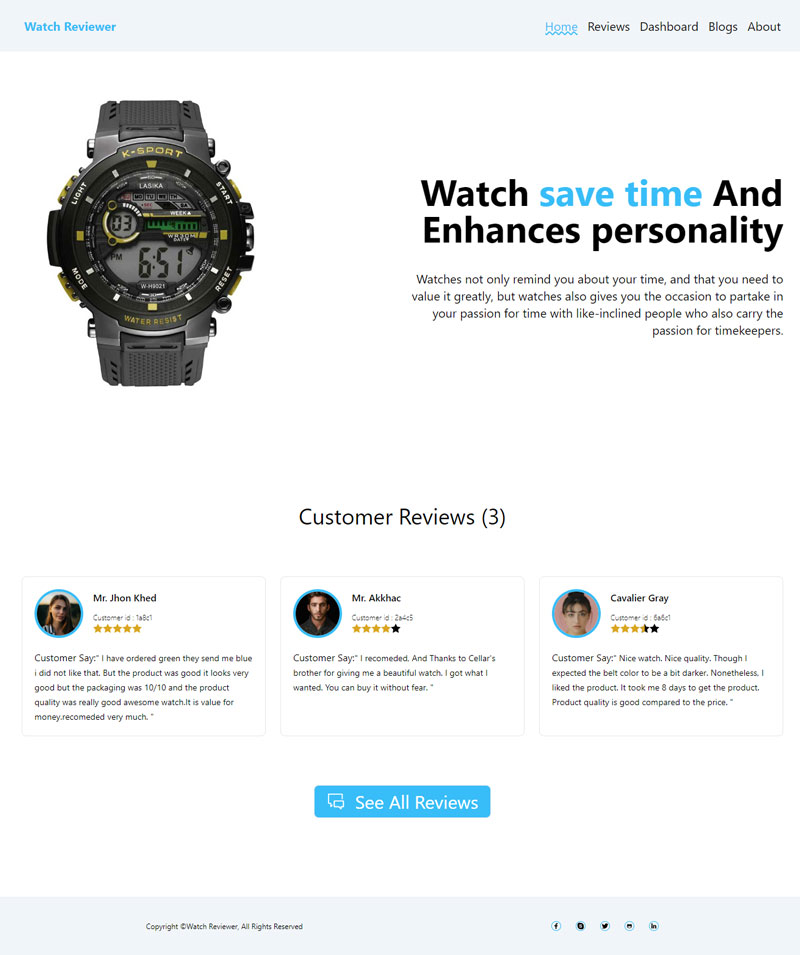 Watch Review project preview