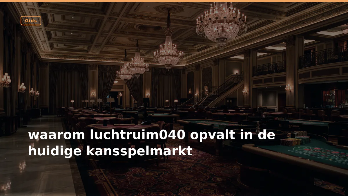 waarom luchtruim040 opvalt in de huidige kansspelmarkt