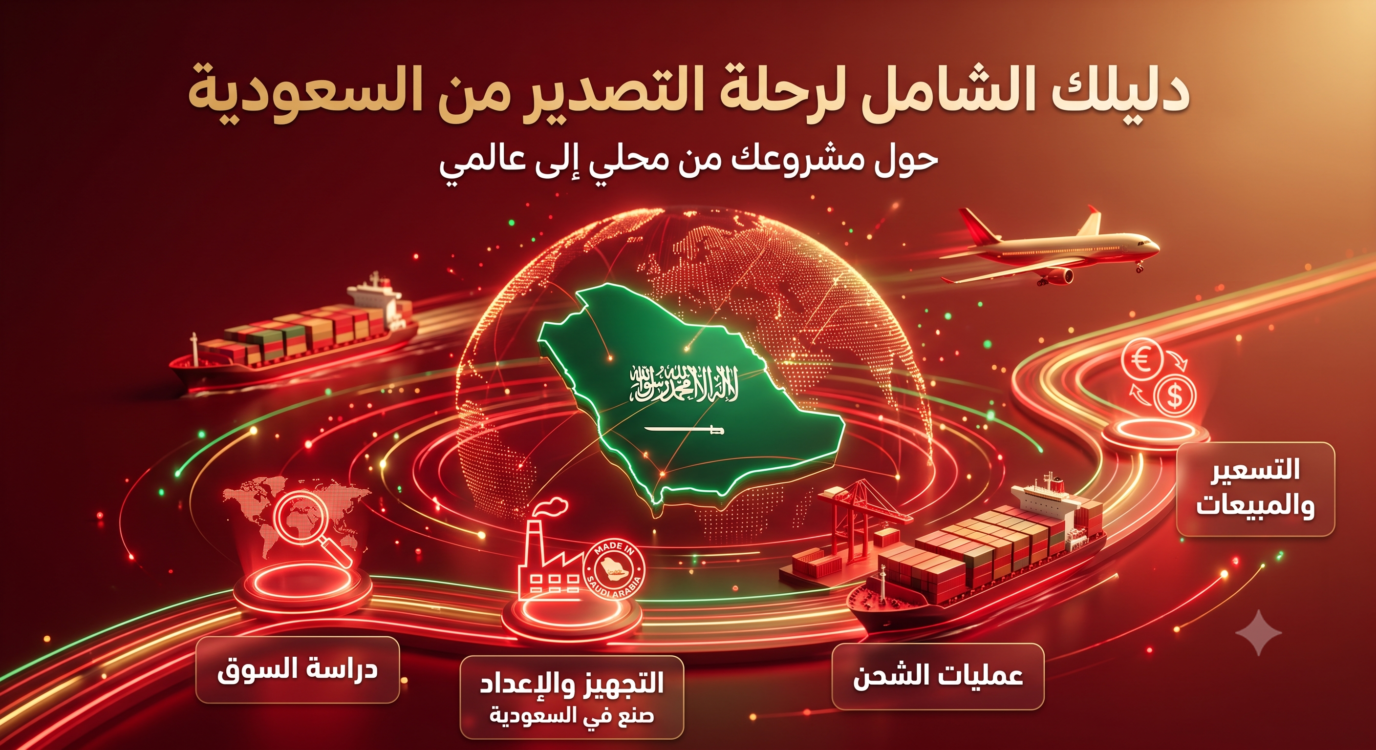دليلك الشامل لتبدأ رحلتك في التصدير من السعودية
