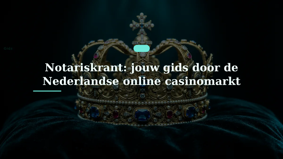 Notariskrant: jouw gids door de Nederlandse online casinomarkt