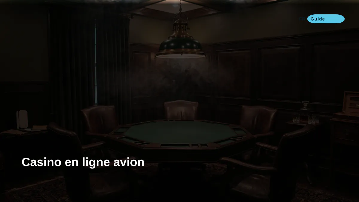 Casino en ligne avion