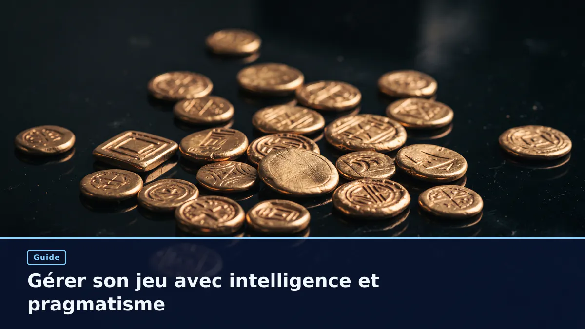Gérer son jeu avec intelligence et pragmatisme
