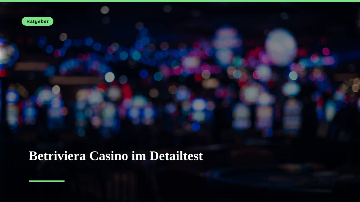 Betriviera Casino im Detailtest