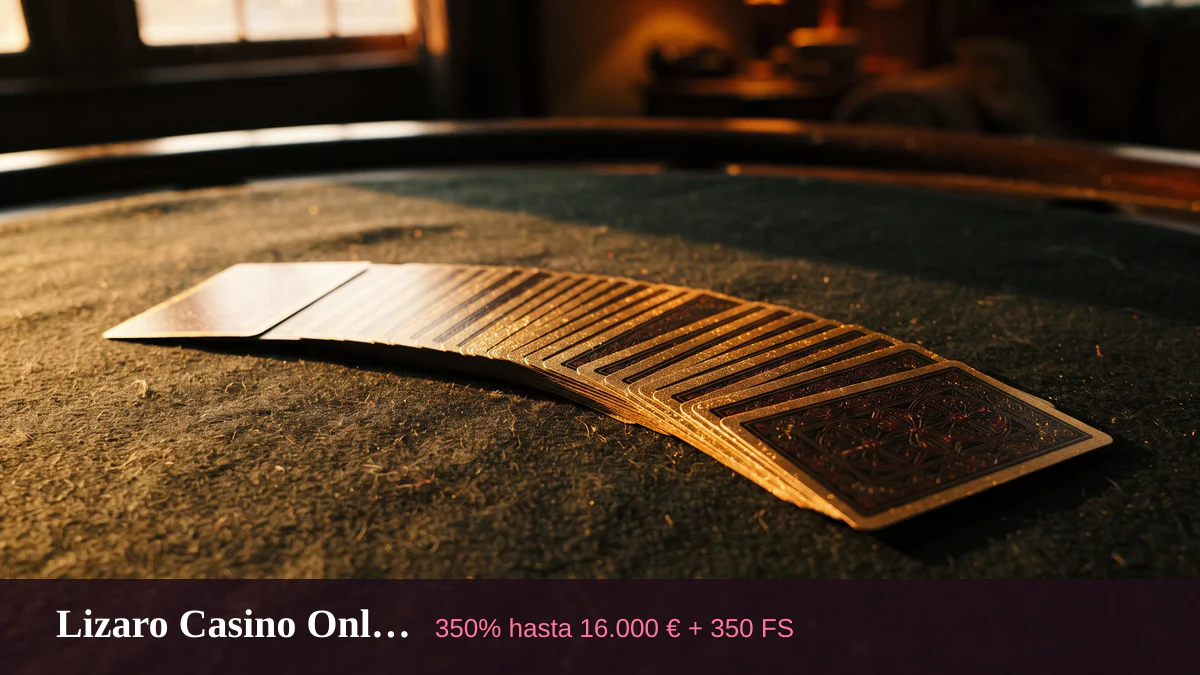 Lizaro Casino Online — bono de bienvenida 350% hasta 16.000 € + 350 FS, pagos: Visa, Mastercard, Skrill, Neteller, Paysafecard