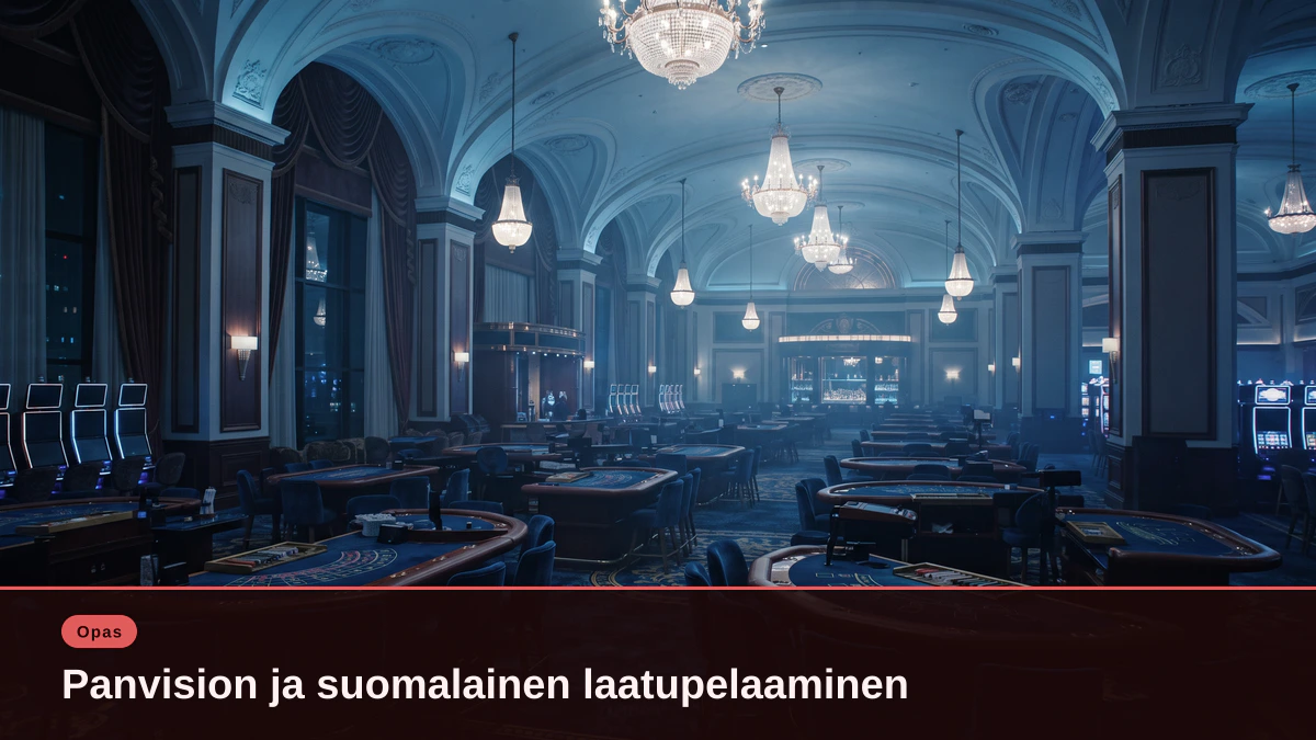 Panvision ja suomalainen laatupelaaminen