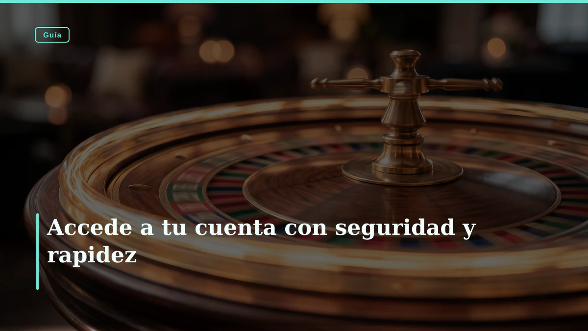 Accede a tu cuenta con seguridad y rapidez