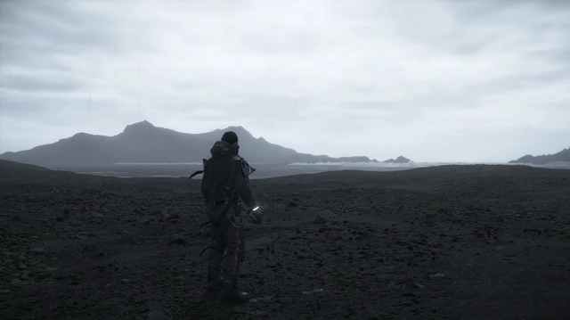 死亡擱淺荒涼海灘場景