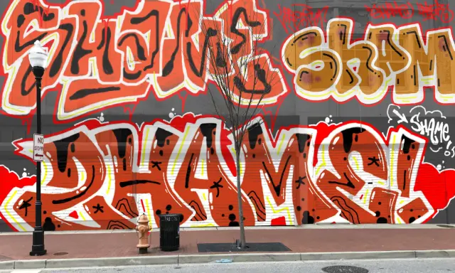 Graffiti artwork by LPBER