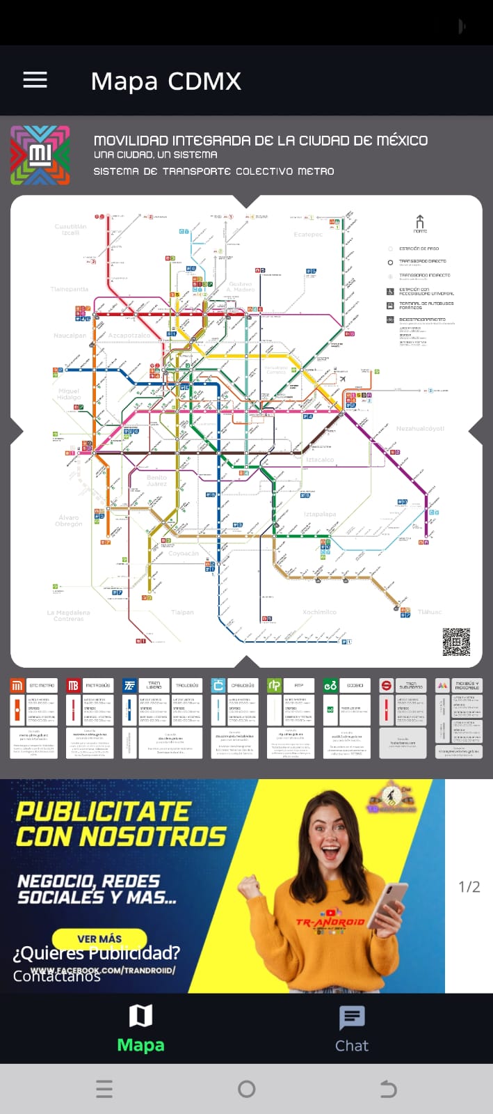 Pantalla Mapas