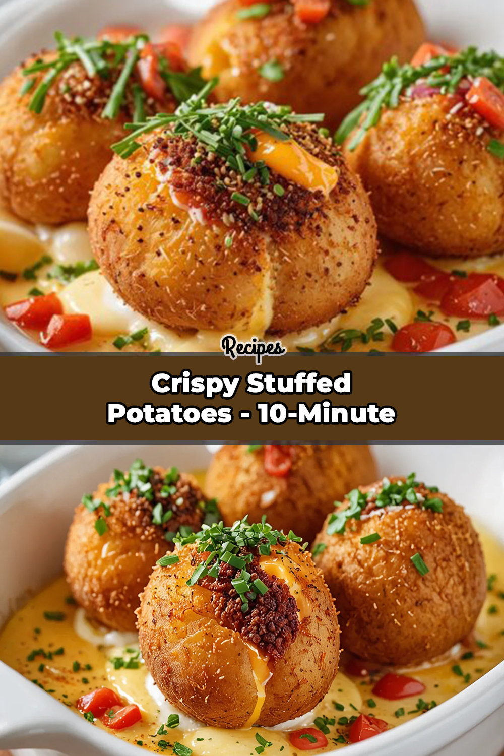 Crispy Stuffed Potatoes - 10-Minute Flavor Explosion