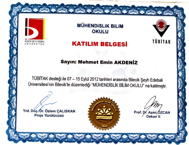 TUBITAK-ENGINEERING-SCIENCE-SCHOOL-2012