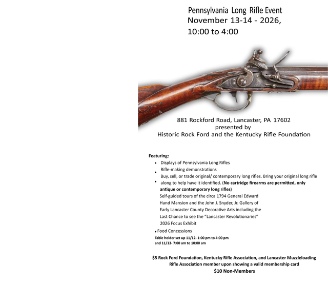 Historic Rockford Long Rifle Event