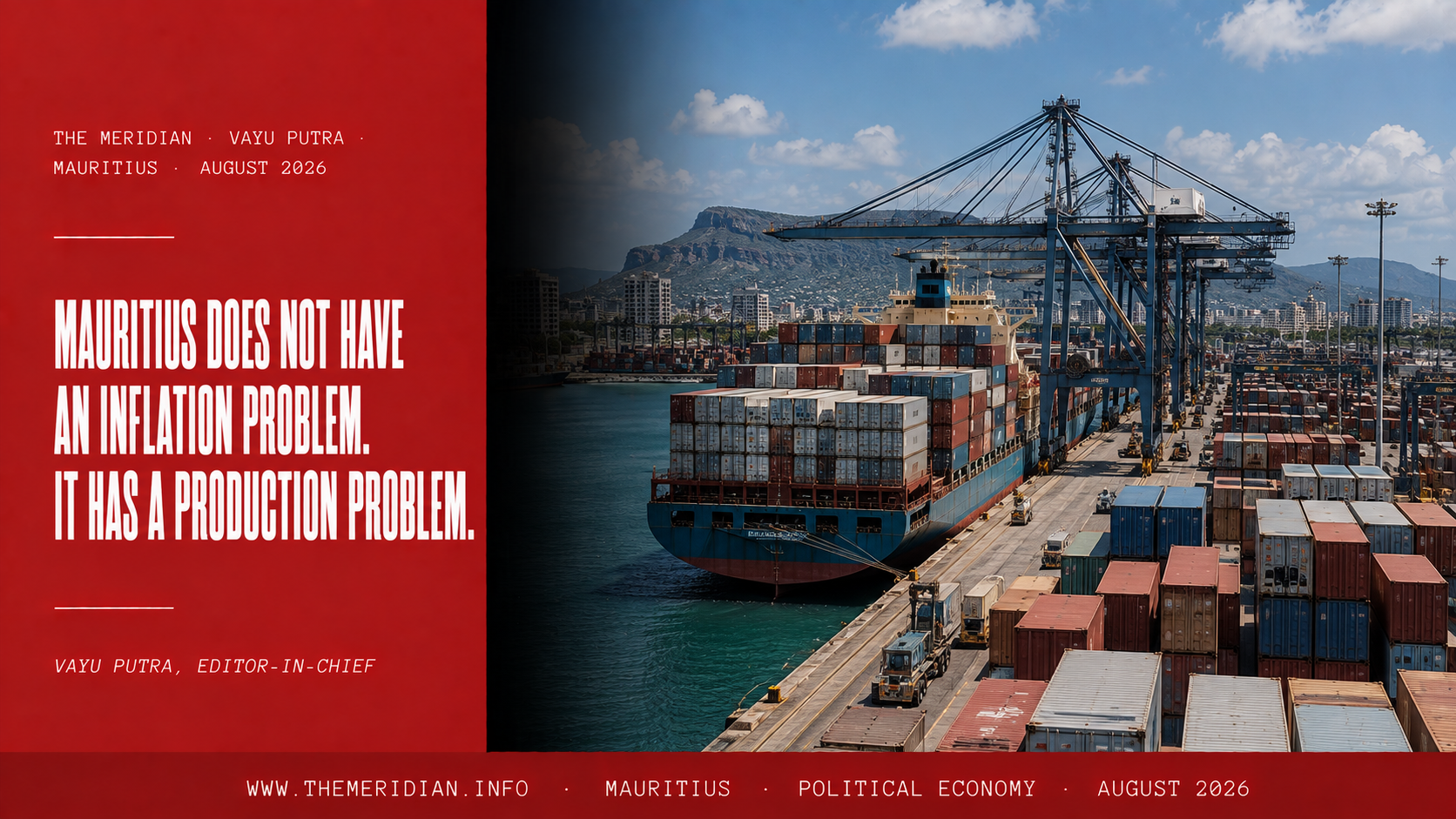 Mauritius Production Problem Political Economy The Meridian August 2026