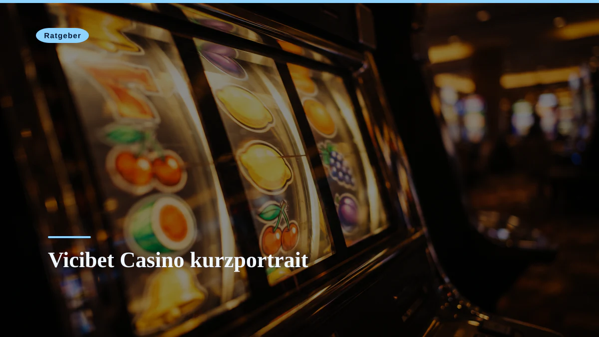 Vicibet Casino kurzportrait