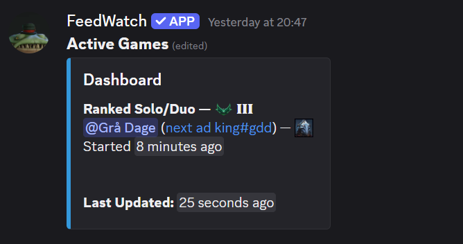 Dashboard