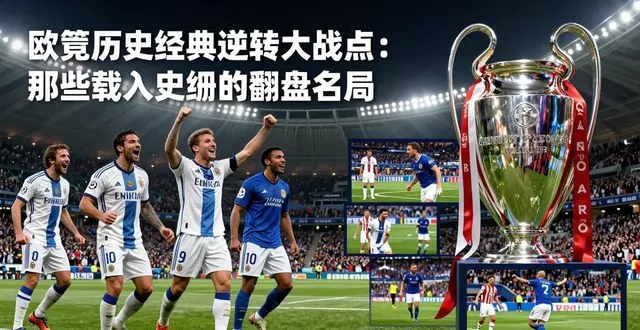 欧冠历史经典逆转大战盘点：足球不止胜负，更是绝境中的信仰与力量