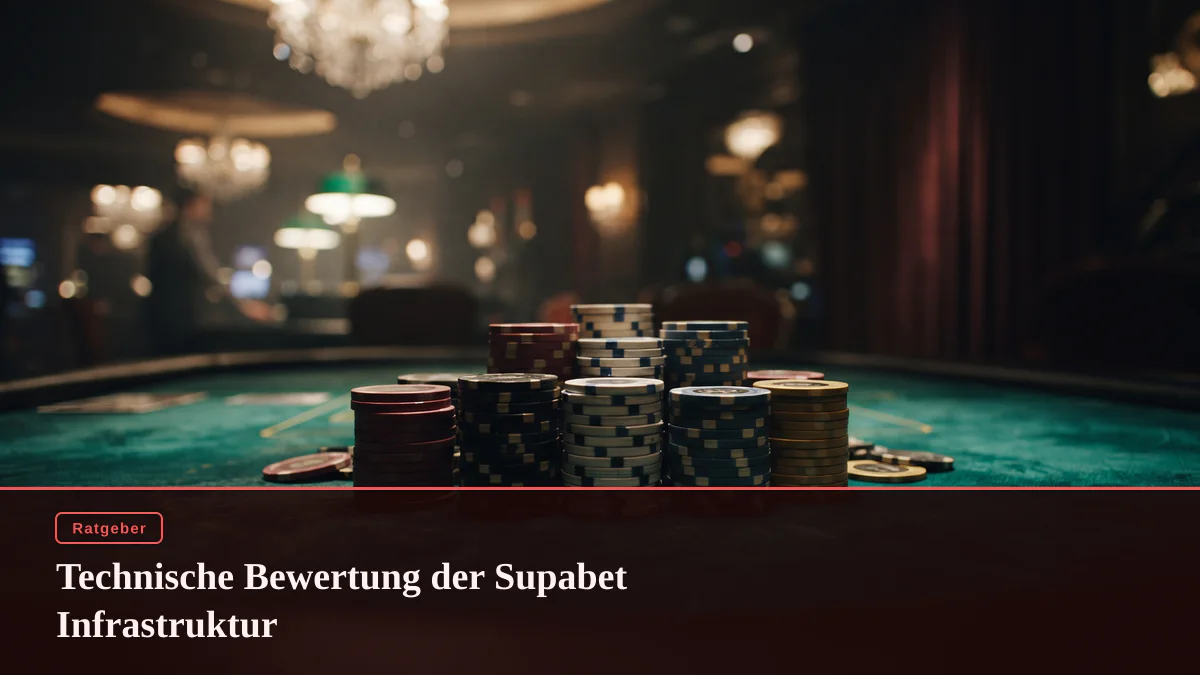 Technische Bewertung der Supabet Infrastruktur
