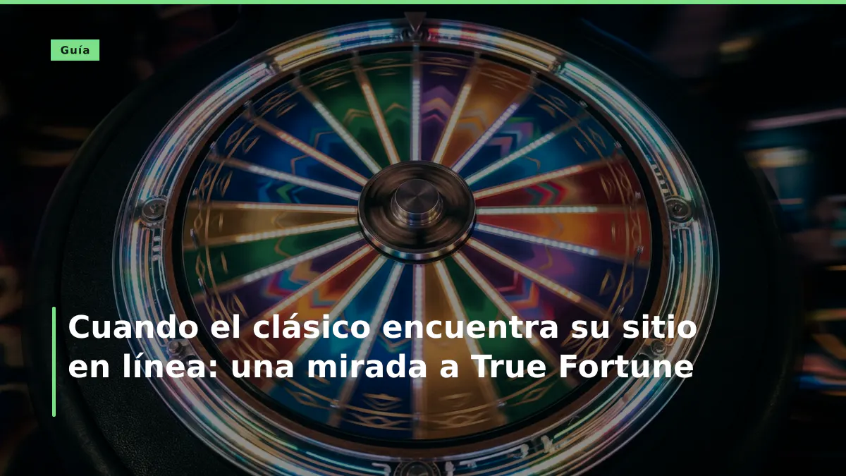 Cuando el clásico encuentra su sitio en línea: una mirada a True Fortune