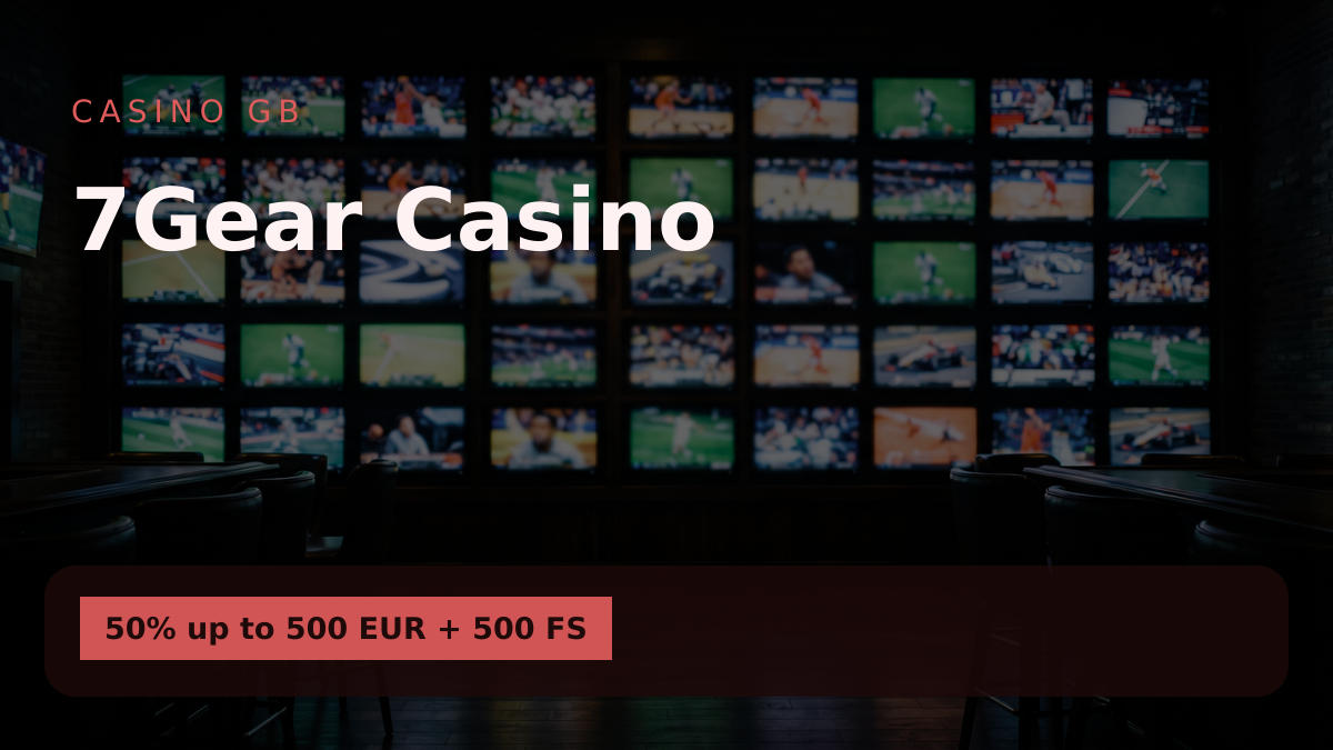 7Gear Casino — welcome bonus 50% up to 500 EUR + 500 FS, payments: Visa, Mastercard, Skrill, Neteller, MiFinity 7Gear Casino — welcome bonus 50% up to 500 EUR + 500 FS, payments: Visa, Mastercard, Skrill, Neteller, MiFinity