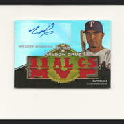 2012 Topps Triple Threads Nelson Cruz Jersey Autograph