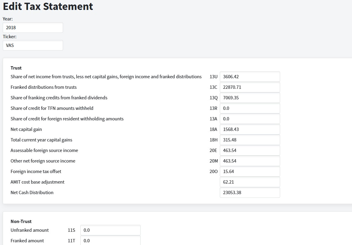 State Tax Statement Example Alternative of SHARESIGHT and NAVEXA - Investing