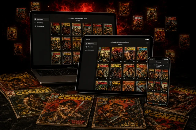 Acervo Digital Conan — Biblioteca em 3 dispositivos