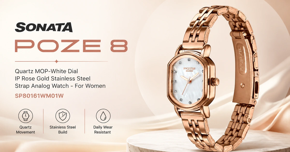 Sonata watch for women