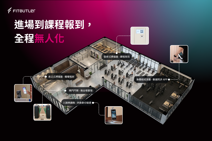 進場到課程報到全程無人化