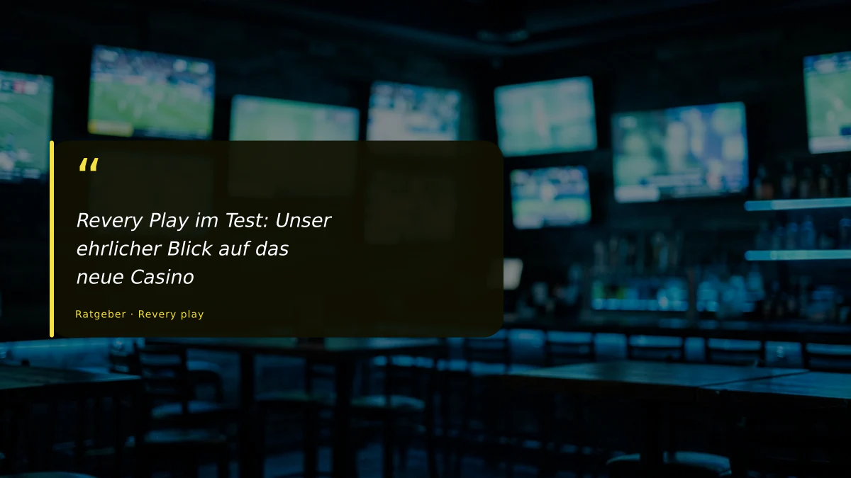 Revery Play im Test: Unser ehrlicher Blick auf das neue Casino